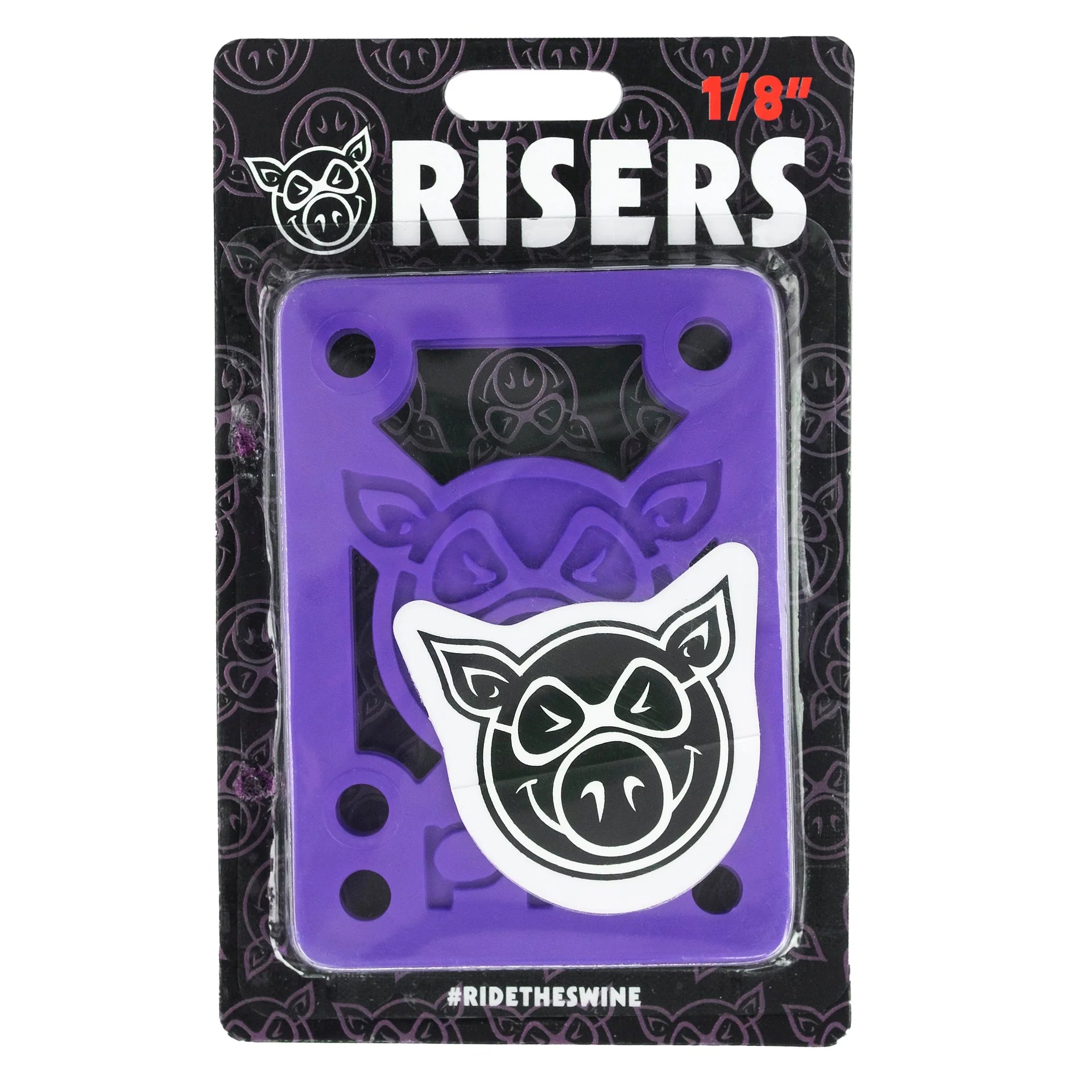 Pig 1/8" Hard Risers (Purple)