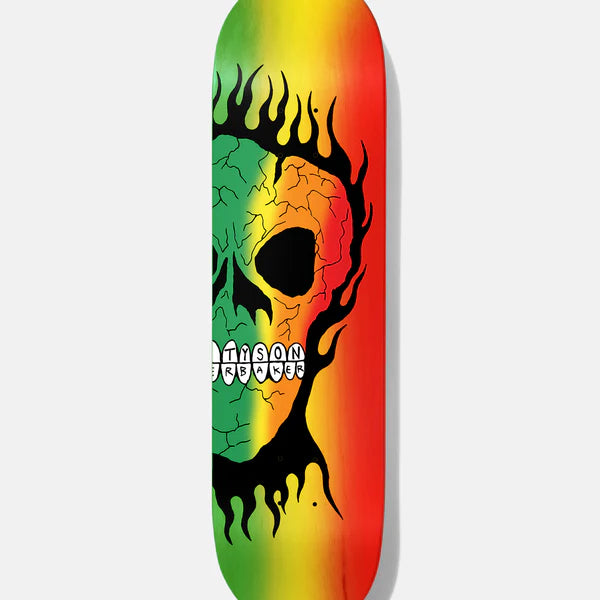 Baker Tyson Rasta Skull B2 Deck-(8.25)
