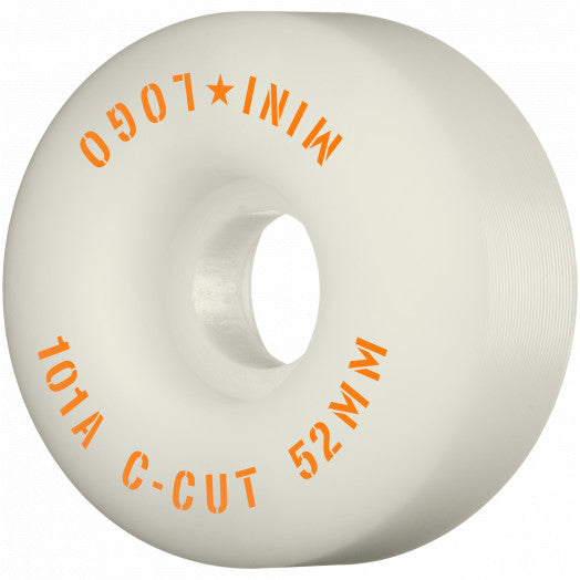 Mini Logo Skateboard Wheels C-Cut "2" (101A) - (52mm)