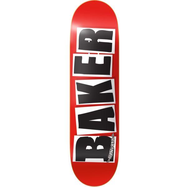 Baker Brand Logo (Black) Red Deck - (8.75)